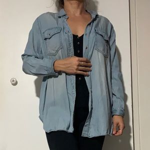 BDG denim button up shirt